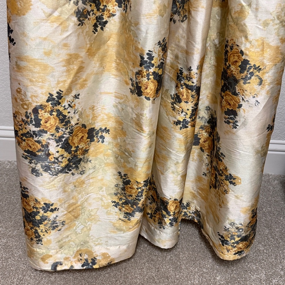 BHLDN Aurora Puff-Sleeve Taffeta Maxi Dress - Picture 8 of 11